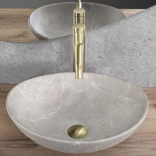 Countertop Basin Rea Sofia Beige Matt 2