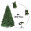 8FT COLORADO GREEN pine artificial Xmas tree 1