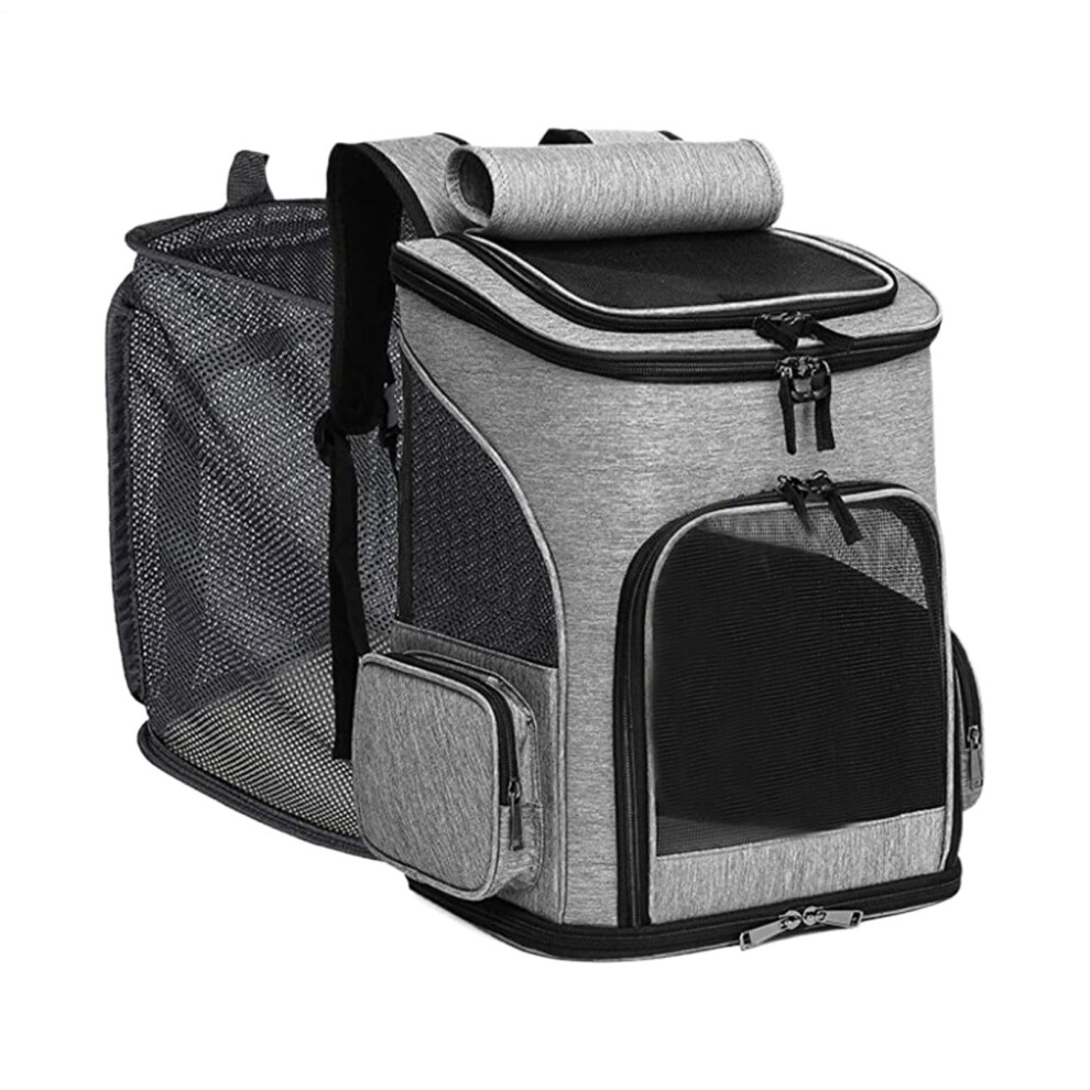 Cat Carrier Backpack Foldable Cat Carrier Bag Portable Pet Travel Bag Breathable Mesh For Car Bus Subway Picnic Hiking