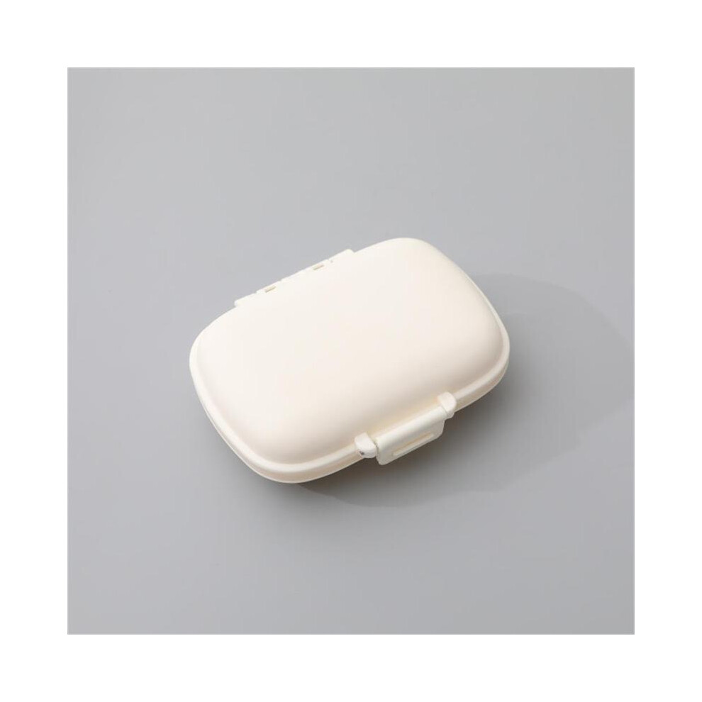 White (White) 1Pc Week & A Day Pill Box Organiser Tablet Medicine Holder Storage Dispenser 7 Day
