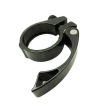 (As show, One size) Bicycle Seatpost Clamp, 1 Piece, Width 38mm, Aluminium Alloy Material, Black