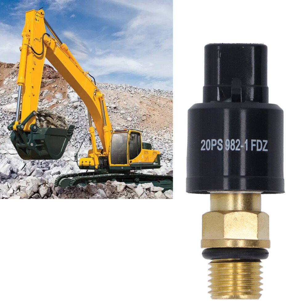 Brass 2 Pin Pressure Switch For Hydraulics Excavator High Precision Replacement 7901356327625