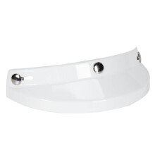 Universal 3 Snap-Button Visor for Open Face Helmets - UV & Fog Resistant