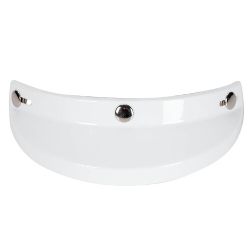 Universal 3 Snap-Button Visor for Open Face Helmets - UV & Fog Resistant 2