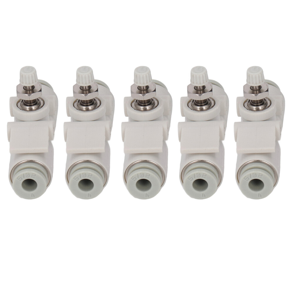 5Pcs Pvc Throttle Valve Set For 4Mm Air Hoses, Model As2002f 04 8731356327740
