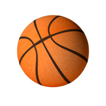 Indoor Silent Basketball Size 7 High Elasticity Noiseless Squeezable Multicolor Indoor Training Toy For Kids