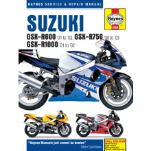 Suzuki GSXR600 01 03 GSXR750 00 03 GSXR1000 01 02 Haynes Repair Manual