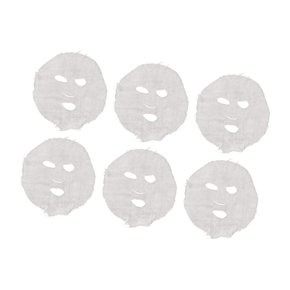 Gauze Facial Mask Paper 100pcs Disposable Precut Sheets for Skin Care DIY Spa