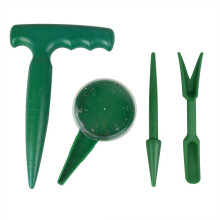 Garden Hand Tool Pistol Grip Dibber Set For Flower Planting Seed Sowing Dispenser Seedlings Dibber And Widger