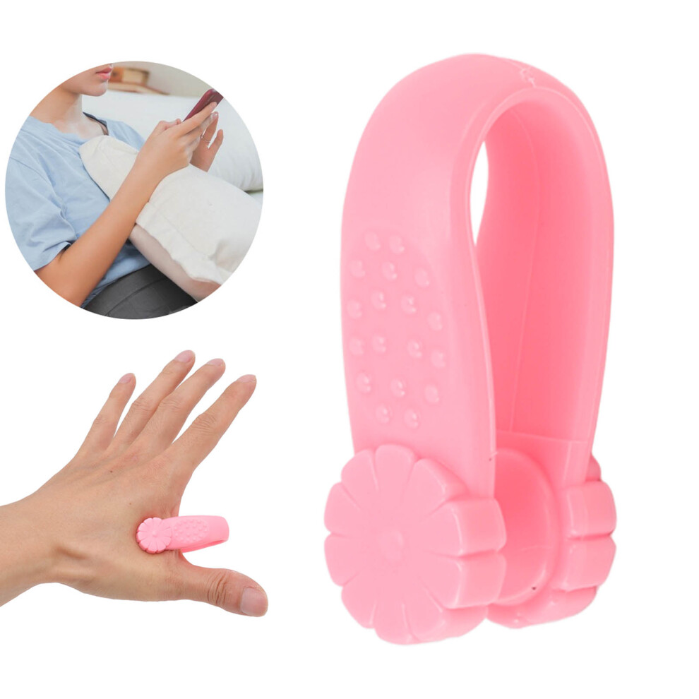 Pink 8Pcs Hand Acupressure Clips For Migraine And Headache Relief