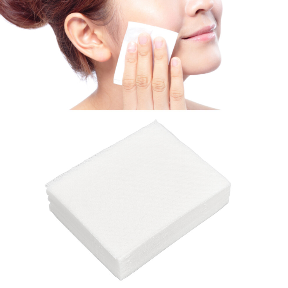80Pcs Ultra Thin Cotton Pads for Women Soft Breathable Makeup Remover White