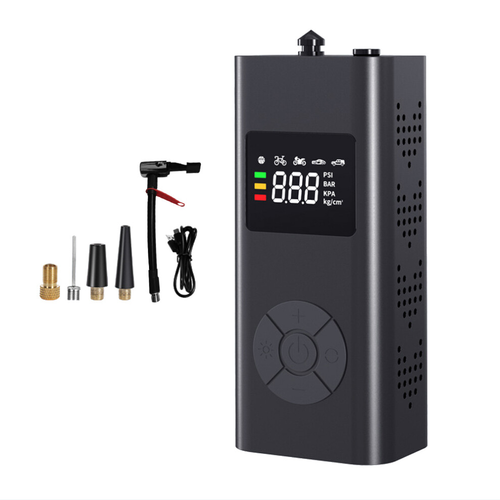 Multifunction Cordless Tire Inflator with LED Display, 60W, Black-image-OPC-PMGYCDV-NEW