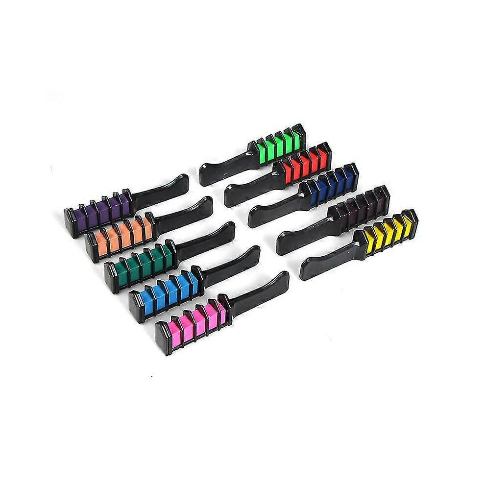Disposable hair dye comb, 10 mini disposable professional hair salon colored pencils