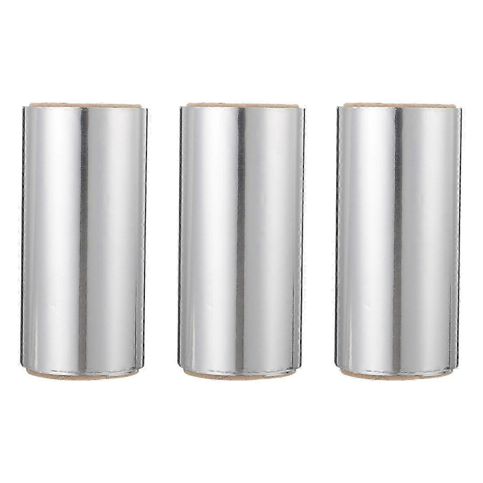 Pack of 3 rolls of aluminum foil for highlights and hair salons