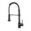 Deck Mounted Flexible Kitchen Tap Pull-Out Mixer Black Finish Hot And Cold With Spray Head 1