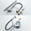 Deck Mounted Flexible Kitchen Tap Pull-Out Mixer Black Finish Hot And Cold With Spray Head 5