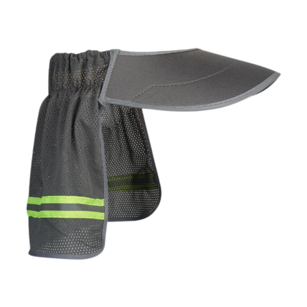 Construction Helmet Visor With Full Brim Mesh Sun Protection For Men And Women Gray 9067246372170