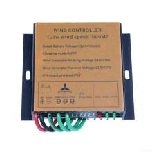 800W-MPPT Wind Turbine Controller With Overcharge Protection IP67 Waterproof Orange 12V Battery System