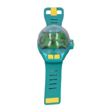 2.4GHz Alloy Mini RC Watch Car Tank Toy for Kids Over 3, Green