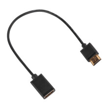 HDMI 2.0 0,3 m Kabelverlängerung männlich zu weiblich 18 Gbit/s 4K 60 Hz Ultra HD kompatibel