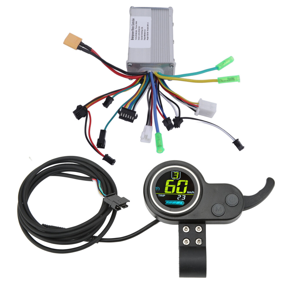 350W 48V/60V Electric Scooter Controller Kit With Lcd & Thumb Throttle 6931356334461