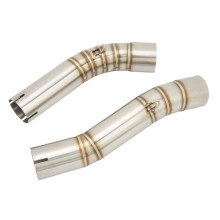 Motorcycle Exhaust Mid Link Pipe Stainless Steel Fits YZF-R1 2007-2008