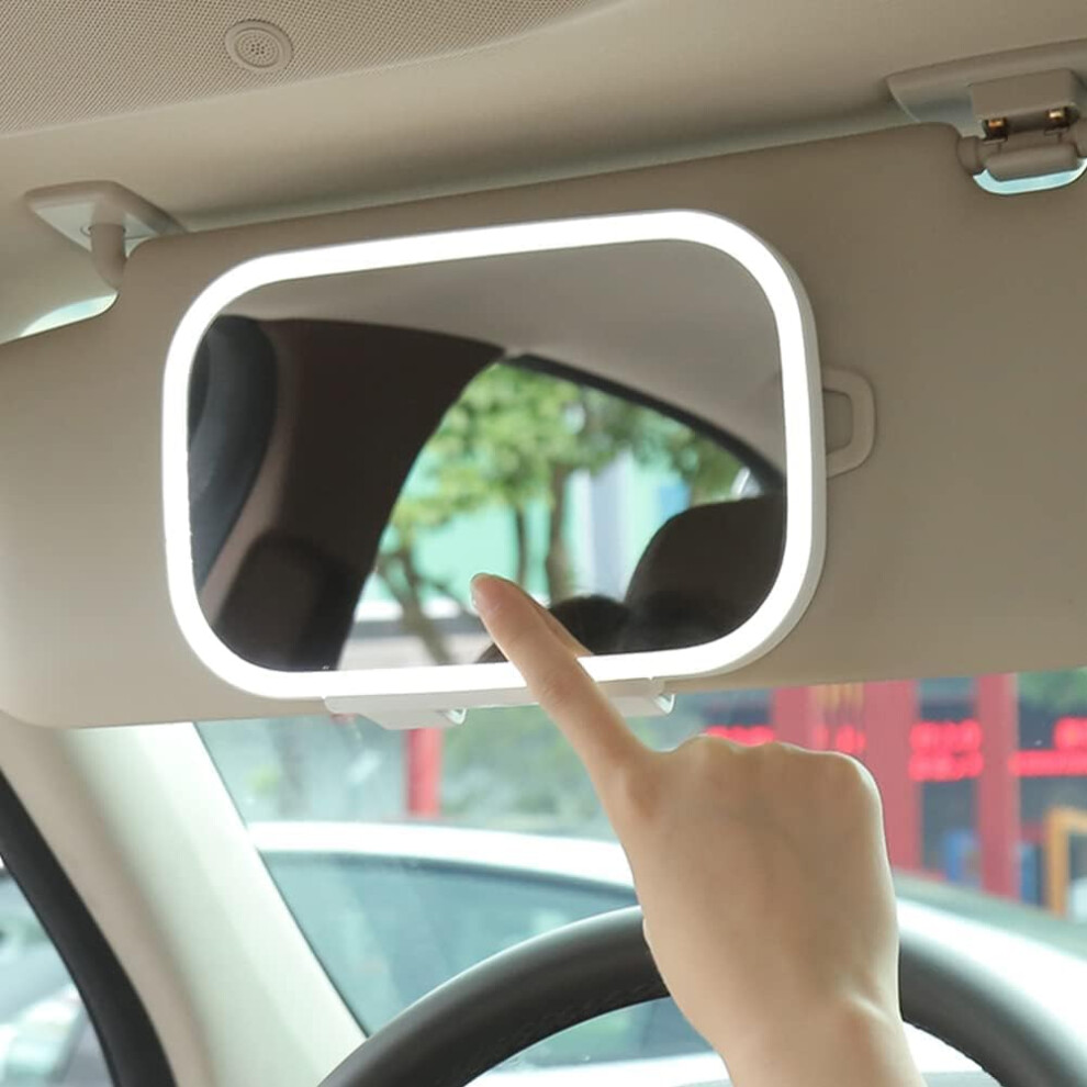 Car Vanity Mirror For Toyota Rav4 Rav4 Hybrid 2002-2021 Rear View Mirror Sun Visor Backrest Makeup Mirror 9067246372484