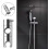 (As show, 20MM) Shower Head Bracket, Shower Head Holders Replacement Shower Riser Rail (size:19mm)l 5