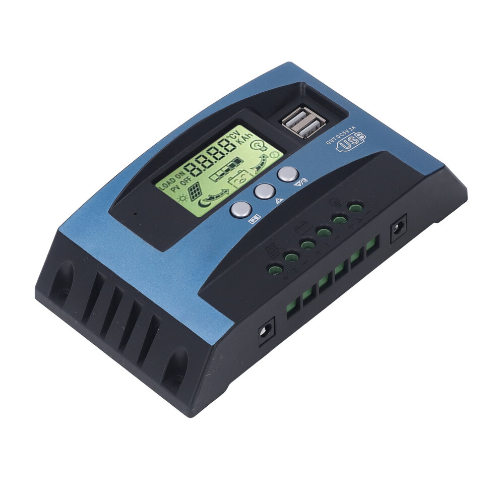 70A Solar Mppt Charge Controller Digital Display 12V 24V Aluminum Alloy 4261356335819