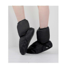 (42-43, GREY) SNQTV-Warm Ballet Dance Shoes Women's Padded Short Exercise Boots Cotton Shoes