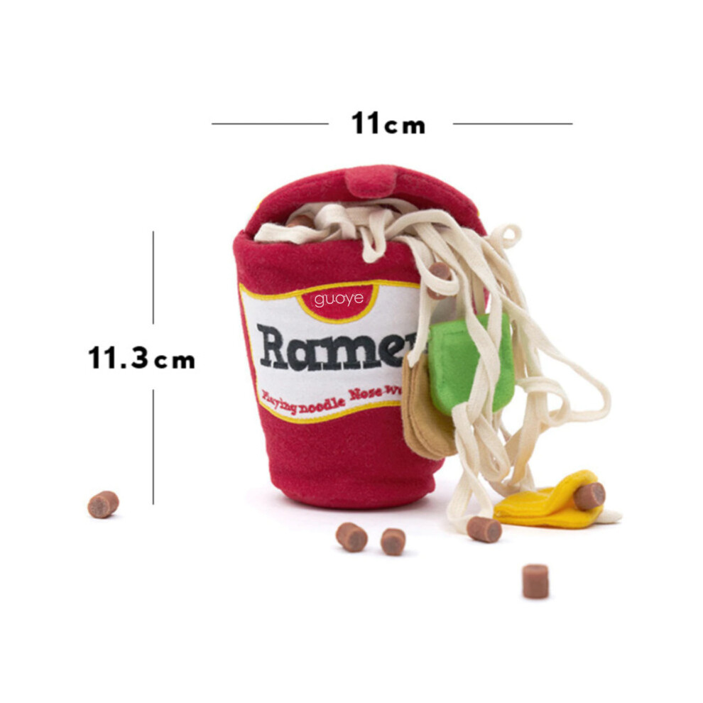 Funny Plush Dog Sniffing Toy – Noodle Shape, 1.3x11cm