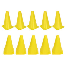 Soccer Football 10Pcs 23cm Traffic Cones for Sports Practice and Barrier Safety