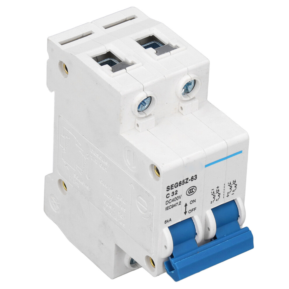 2P Dc Miniature Circuit Breaker 6Ka 400V Air Switch For Solar Pv Panels C32 32A 7601356336213
