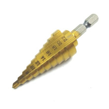 Step Drill Bit 1Pc HSS 4241 Steel 4-22mm Shank 6.35mm For Metal And Wood Drilling Multi-Function Core Bit