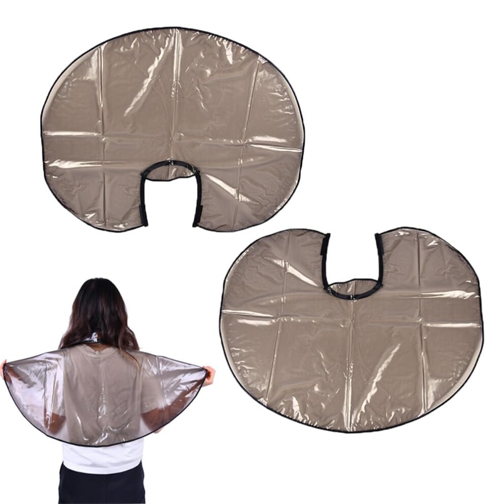 Waterproof Hair Dye Cape Short Barber Smock Apron Makeup Capes For Dyeing And Bleach Hair Styling Cape For Salon