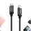 Ugreen USB-C-auf-Mini-USB-Kabel 1 m - Schwarz 4