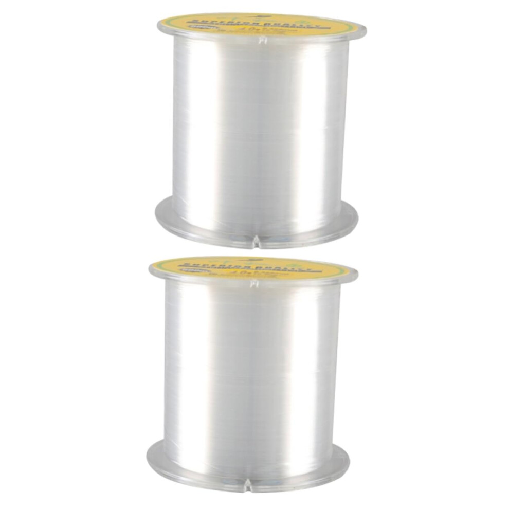 Sea Fishing Line Sub-Line 2pcs For Fly Fishing Ultra-Strong Lightweight Abrasion-Resistant Nylon Monofilament-image-OPC-PMGYGQH-NEW