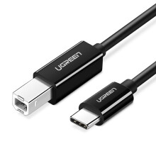 Ugreen USB-C auf USB-B 2.0 Druckerkabel 1 m - Schwarz