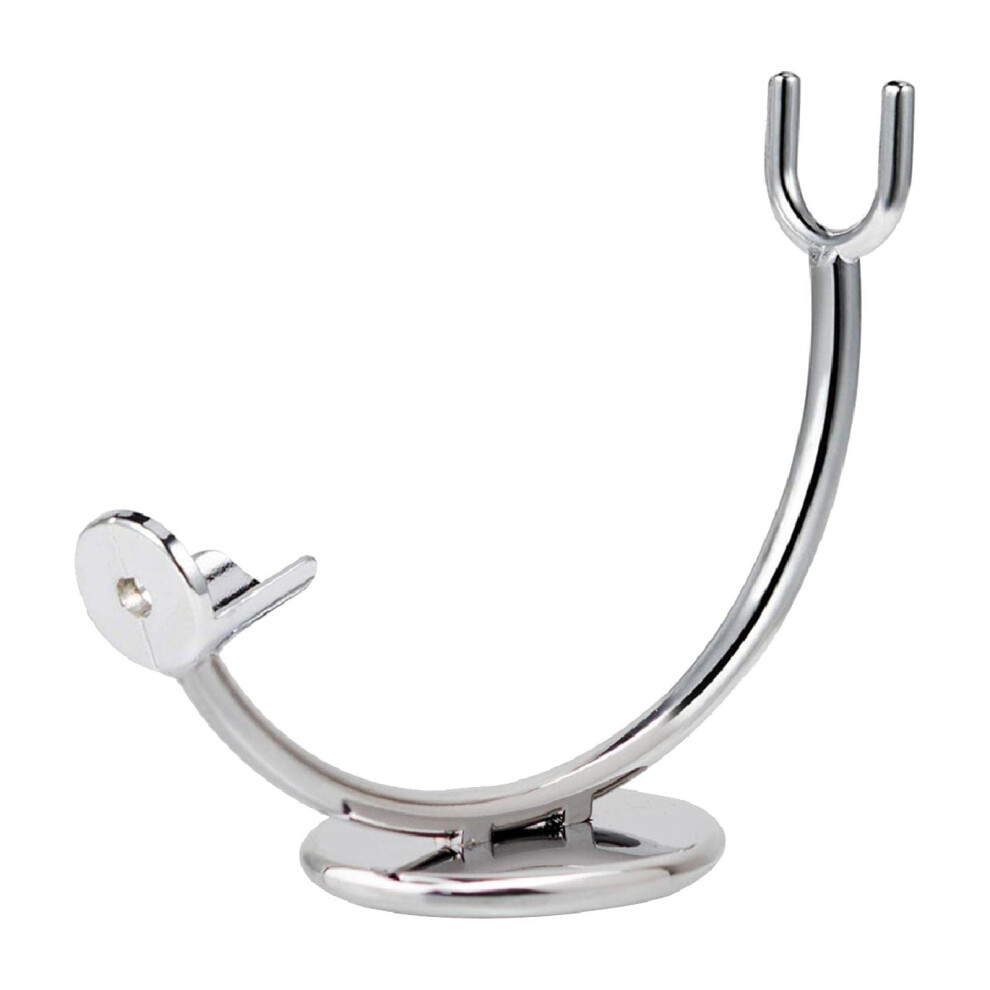 Straight Razor Stand Curved Shaving Stand Polished Finish Stainless Steel For Straight Razors