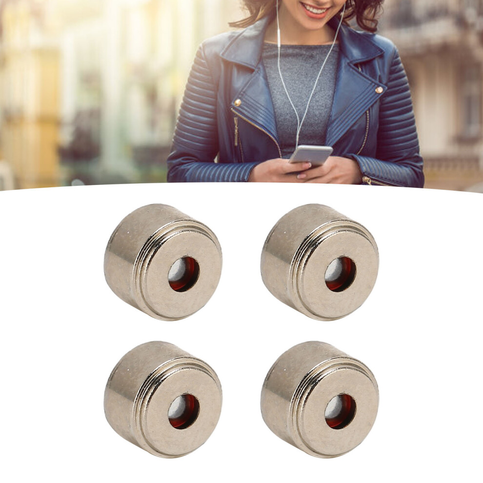 4Pcs 6Mm Metal Headphone Speaker Drivers For Diy Repair, 16Î© Impedance 3681356339005