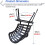 Basketball Return Attachment, Easy Setup Shooting Rebound System, Black PP Plastic, 360-Degree Rotatable Return Chute 2