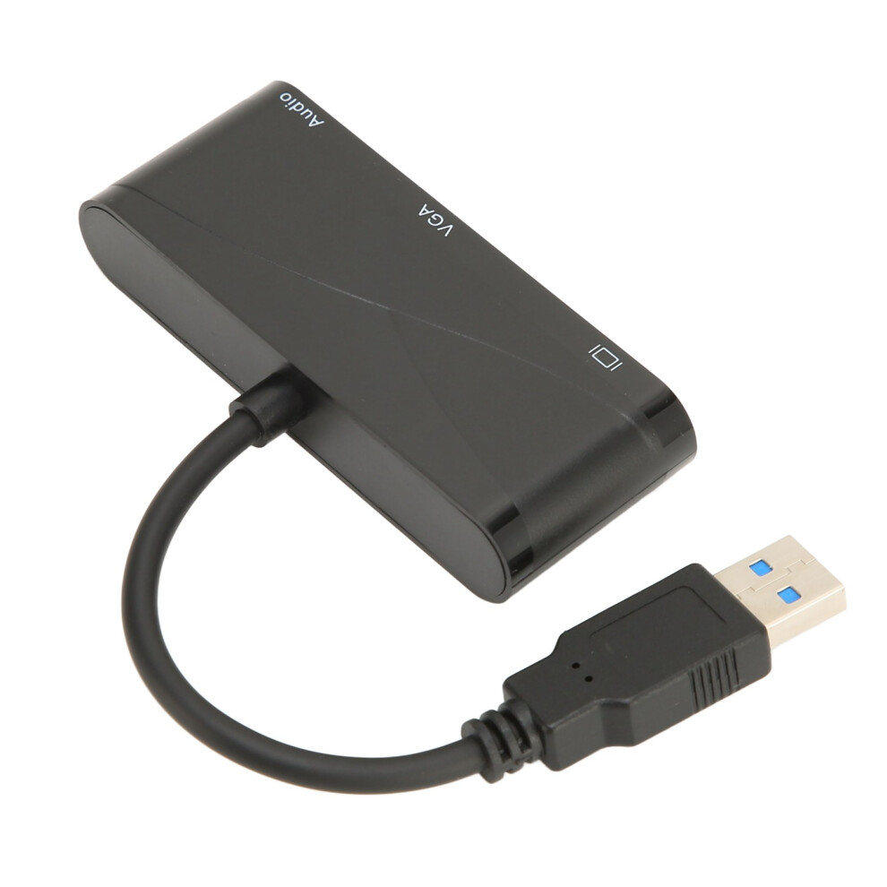 Usb To Hd Multimedia Interface 2 In 1 Adapter 1080P 60Hz Black 6921356339481