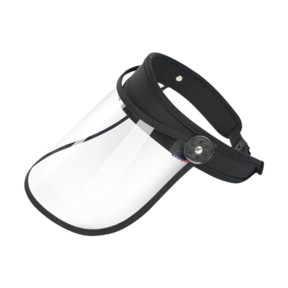 Clear Visor Adult Size Face Protection Shield Black For Polishing Cooking And Weeding Splash Guard 9393856686483