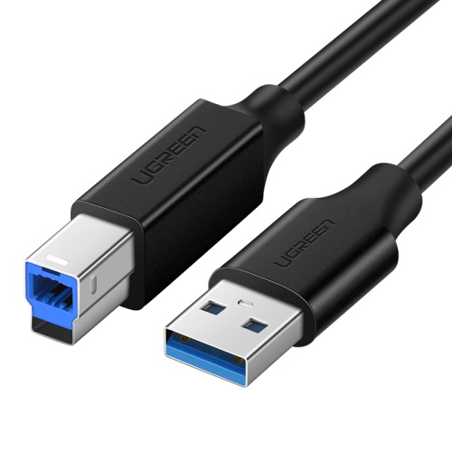 Ugreen Druckerkabel USB-A auf USB-B 5 Gbit/s, 2 m - Schwarz