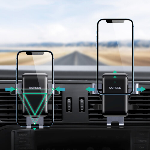 UGREEN Gravity Phone-Halterung für rundes Luftventil 1