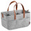 Baby Diaper Caddy Portable Organizer Foldable Caddy Felt Bag Grey Changing Table Organizer 1