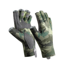 Fishing Gloves Anti Slip Fingerless Unisex For Women Men Adults Cycling Kayaking Windproof Breathable Warm