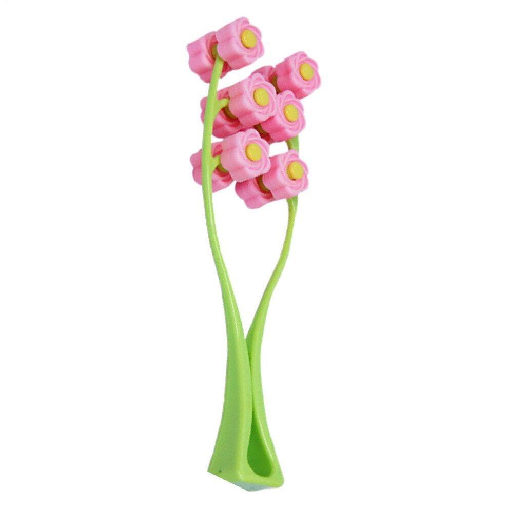Pink Face Massager - Y-Shaped Handheld Facial Roller, Anti-Wrinkle Skin Care Tool, Body Firming Kneading Massager,