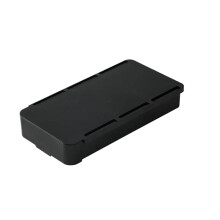 Self-Adhesive Hidden Storage Box Desk Drawer Organizer Plastic Storage Holder Black 23x16x4 Cm Cosmetics Stationery