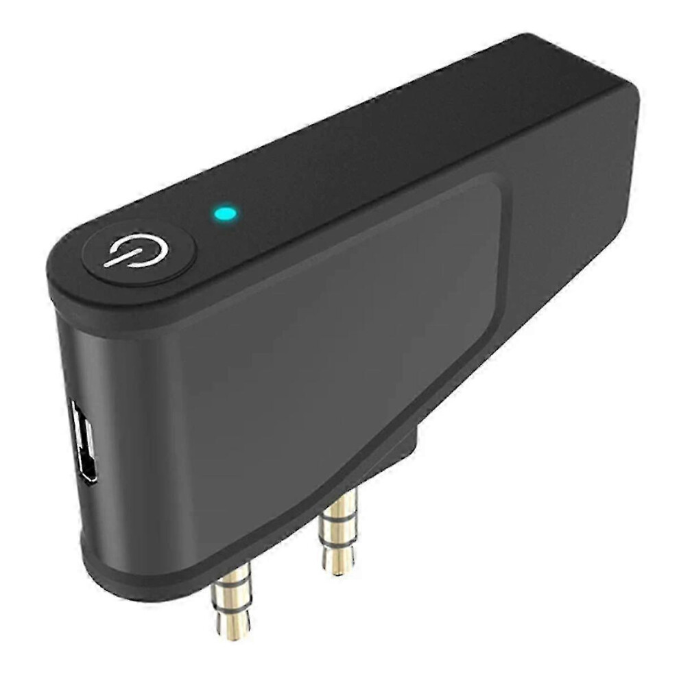 Kikidex (As Show, One Size) Bluetooth 5.3 Airplane Airline Flight Adapter A2dp Transmitter For Aonic 40 50 Wireless Noise Cance